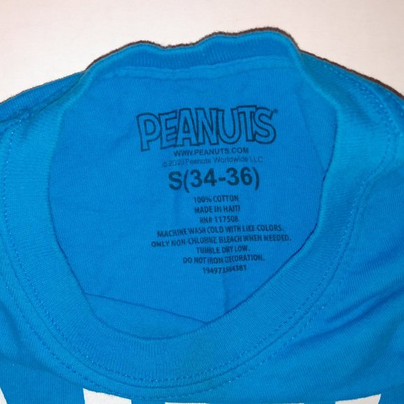 Peanuts Men's T Shirt Snoopy Nope Not Today Graphic Tee Size S - Picture 2 of 3